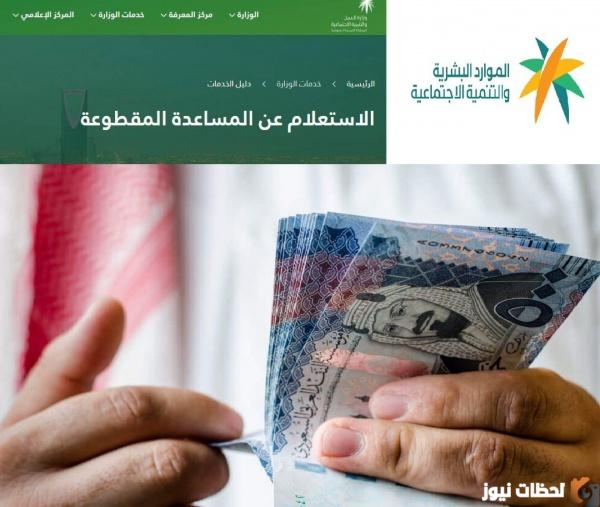 المساعدة المقطوعة