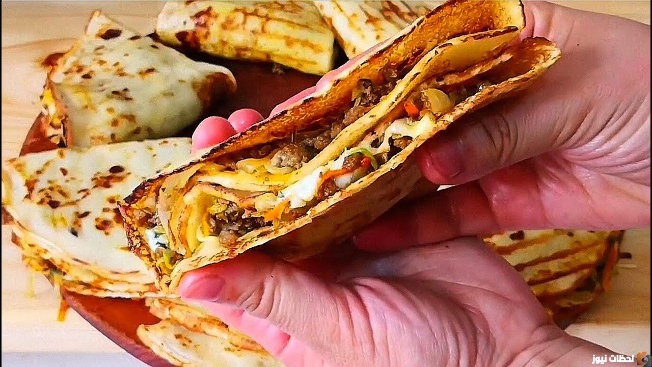 طريقة عمل الكريب الجبنة