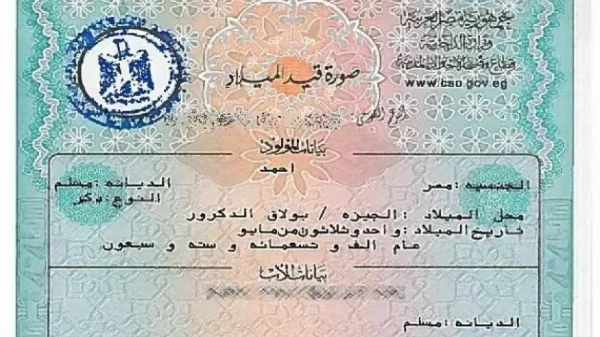أماكن استخراج شهادة ميلاد كمبيوتر
