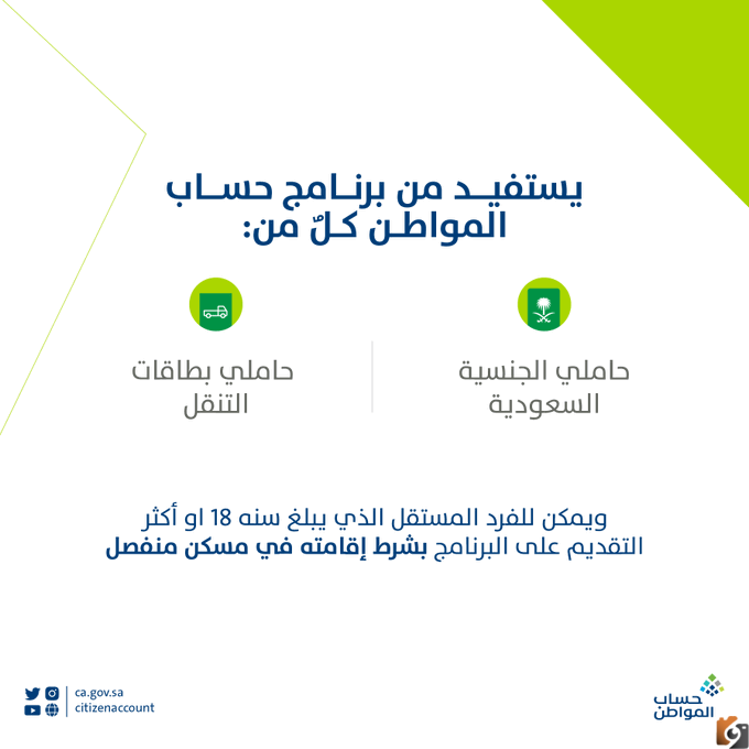 تحديد موعد صرف الدفعة 58 ببرنامج حساب المواطن لشهر سبتمبر 2023