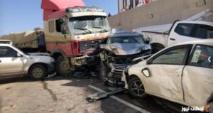 تصادم حافلتين بورنو السعودية