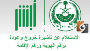 أبشر الاستعلام عن صلاحية تأشيرة خروج وعودة مقيم