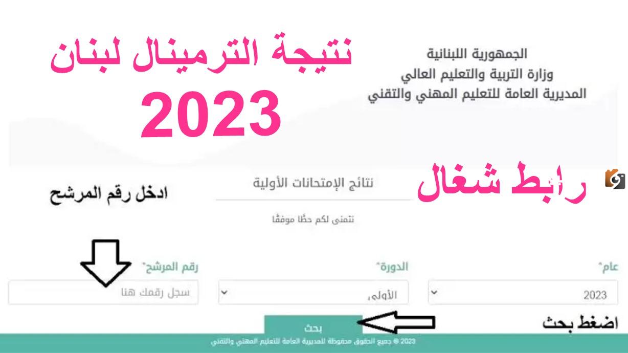 نتائج البكالوريا في لبنان 2023