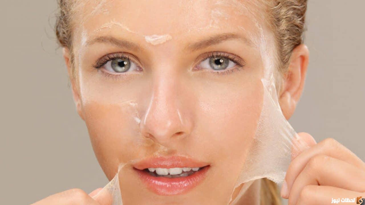 تقشير والتفتيح وإزالة الجلد الميت