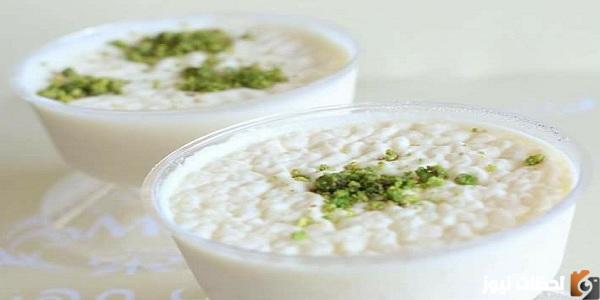 طريقة عمل الرز بلبن بوش مكرمش وقوام دايب كالمحلات بالصور والخطوات