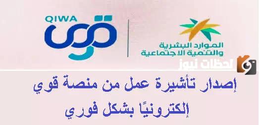 المملكة تطلق تأشيرات مهنية فورية عبر منصة قوى.. فما هي كيفية وشروط التسجيل وما سعر التأشيرة