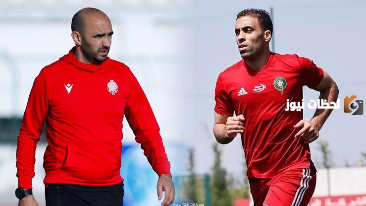 وليد الركراكي يشتغل غضبا بسبب مهاجم اتحاد جدة