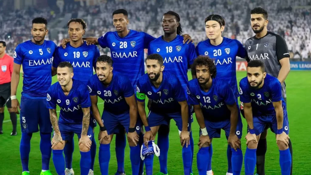 ارقام لاعبين الهلال السعودي