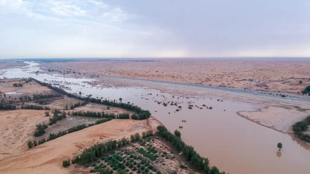 اقرب وادي من موقعي السعودية