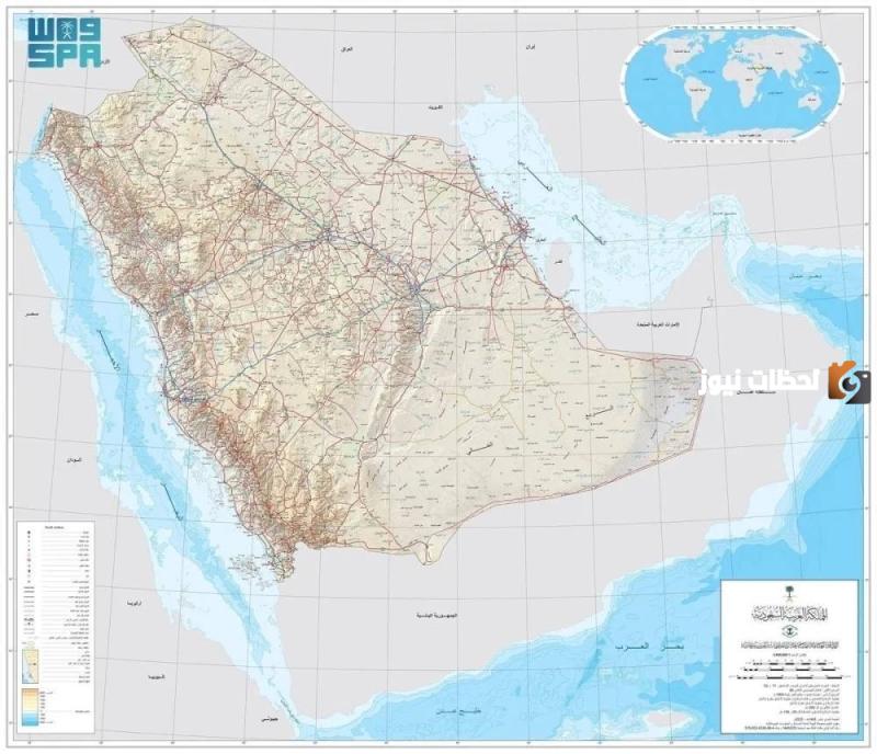 السعودية تستحدث خارطة حدودها الدولية المعتمدة