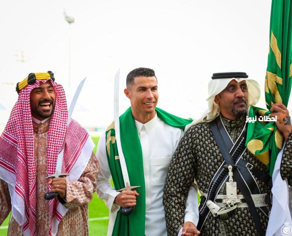 رونالدو يؤدي العرضة السعودية احتفالًا باليوم الوطني السعودي
