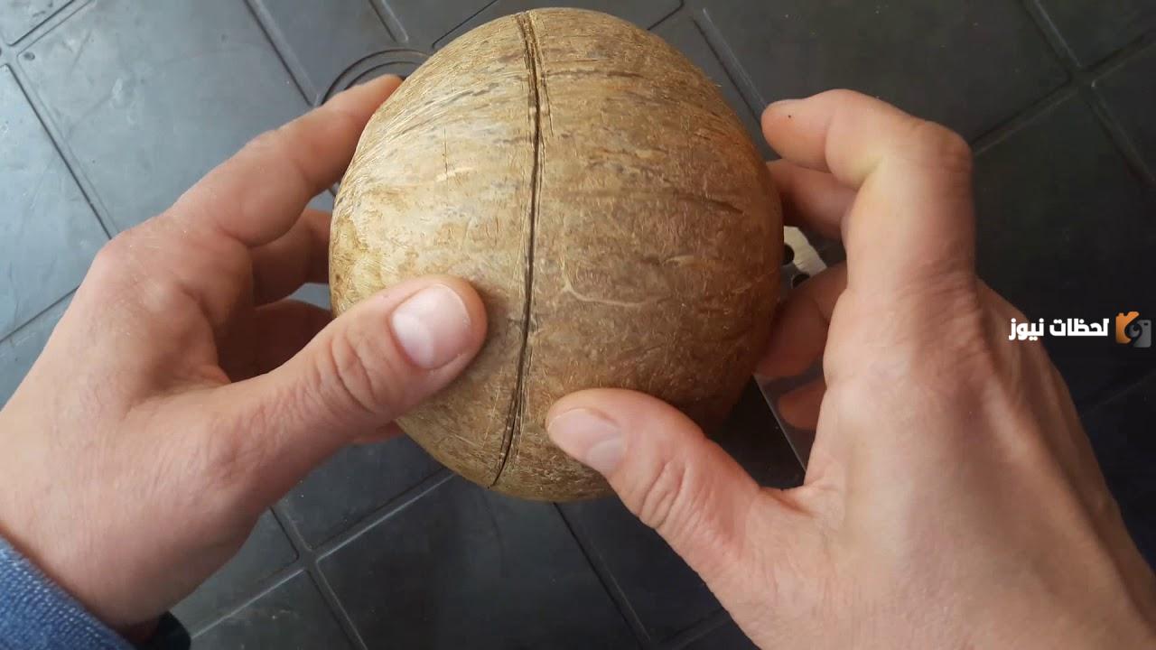 كيف أفتح جوز الهند