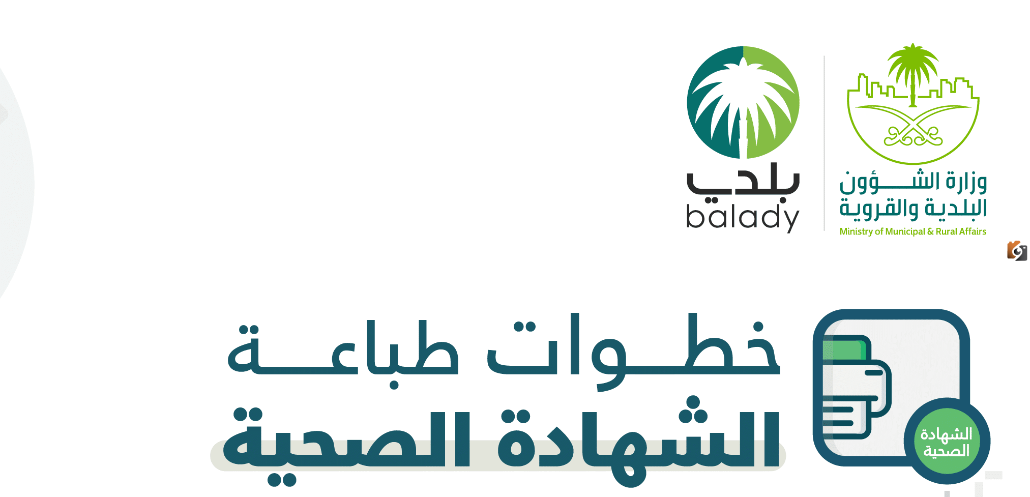 كيف يتم تجديد شهادة صحية عن طريق بلدي