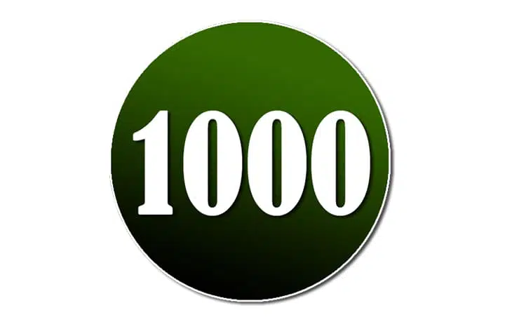 ما تفسير رؤية الرقم 1000 في المنام للمتزوجة؟