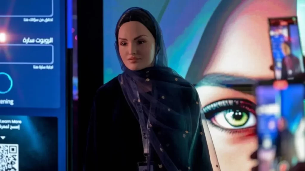 معلومات عن الروبوت السعودية سارة