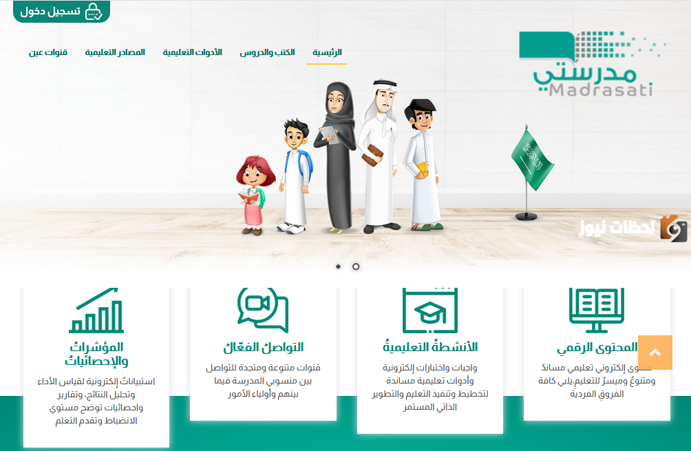 منصة مدرستي 1445