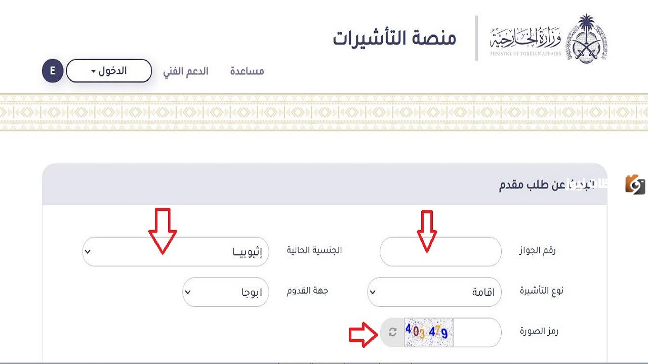 الاستعلام عن تأشيرة الاستعلام عن تأشيرة
