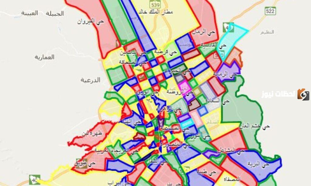 حسب مخطط الإزالة.. قائمة أسماء الأماكن التي عليها هدد في الرياض 1445 حسب خريطة الإزالة الجديدة