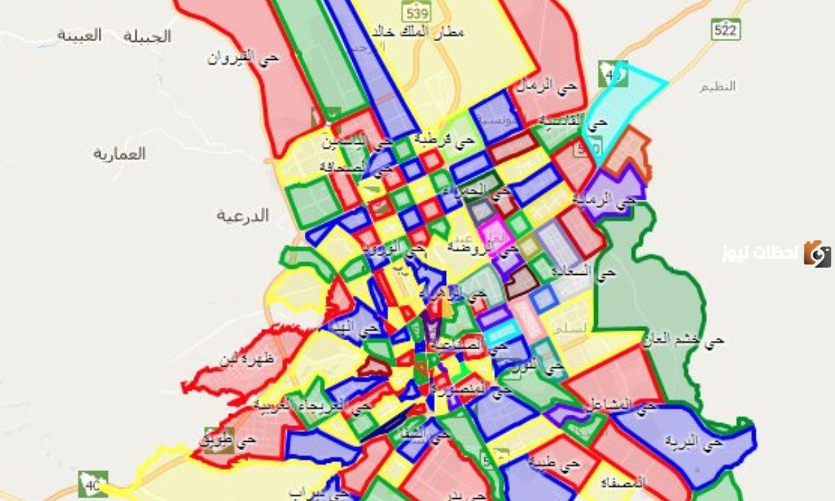 حسب مخطط الإزالة.. قائمة أسماء الأماكن التي عليها هدد في الرياض 1445 حسب خريطة الإزالة الجديدة