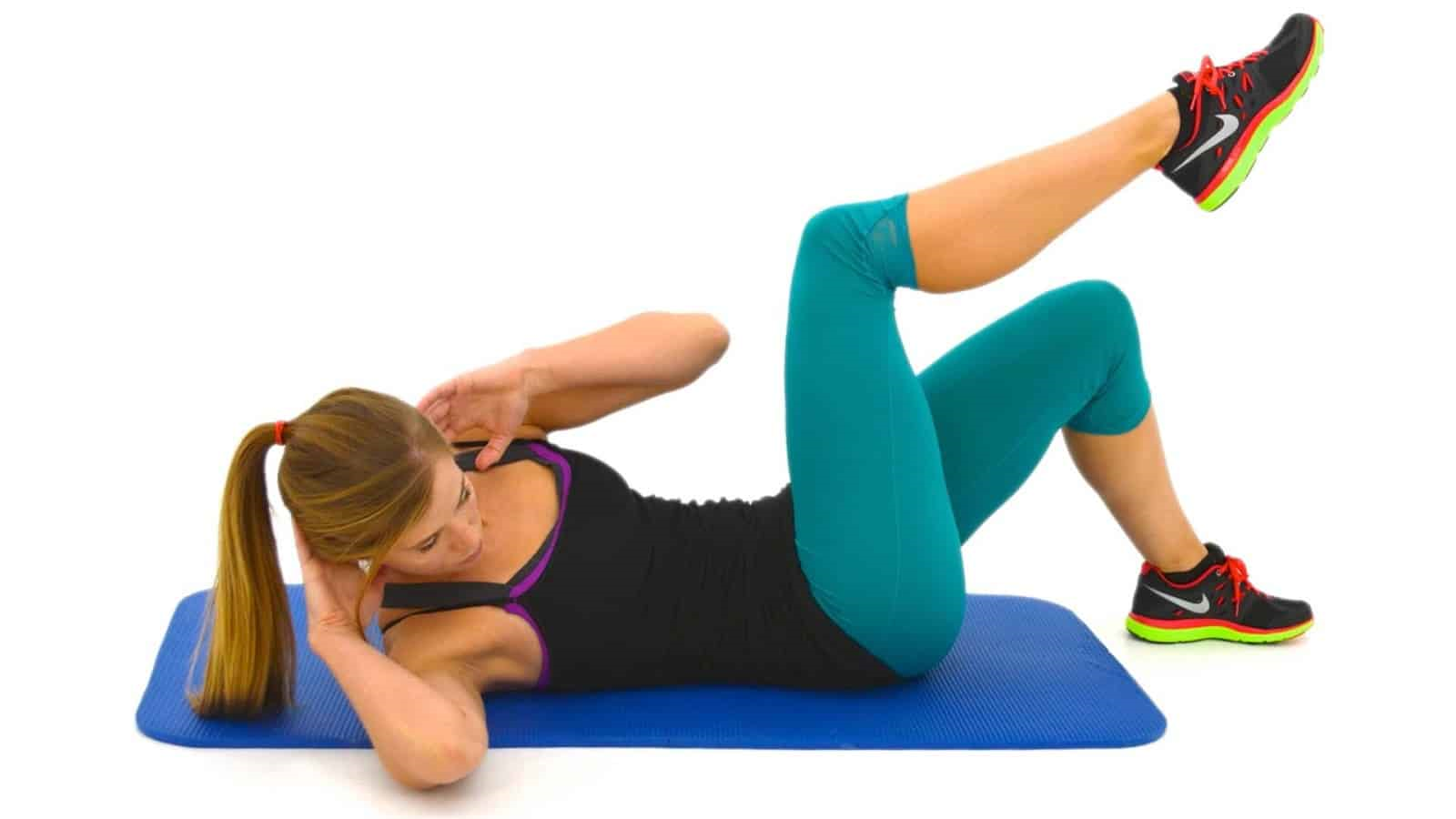 تمارين البطن السفلي في المنزل بالصور