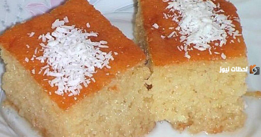طريقة عمل البسبوسة بجوز الهند