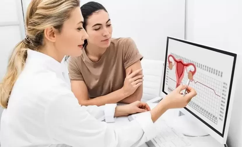 عدم نزول دم الدورة الا عند التبول
