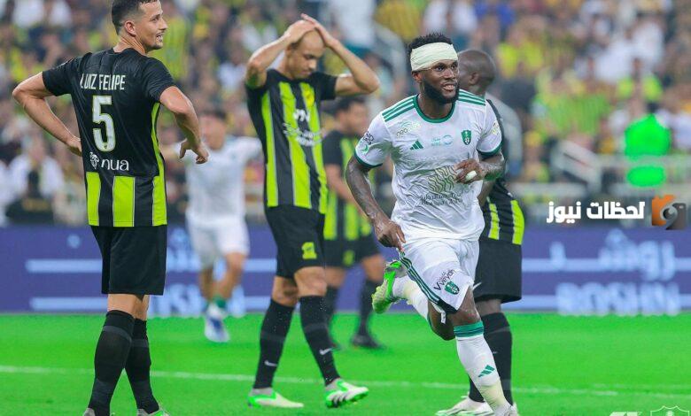 فوز الأهلي السعودي على الاتحاد في ديربي جدة