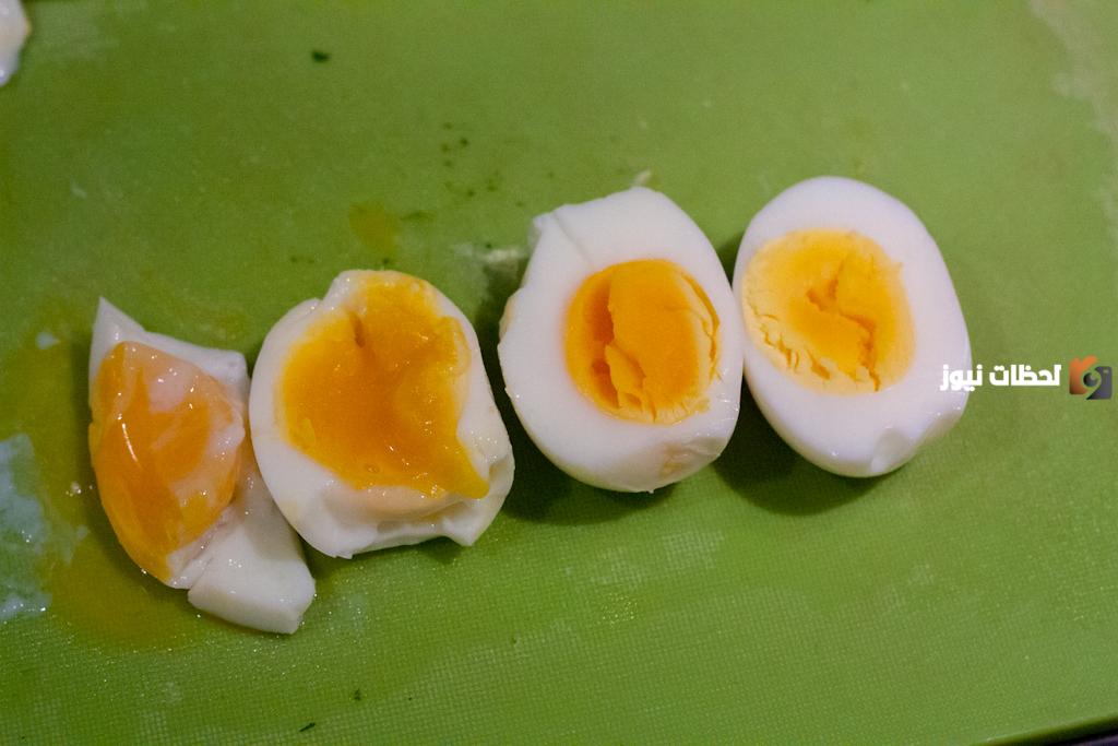 مدة سلق البيض نص سوا كم؟