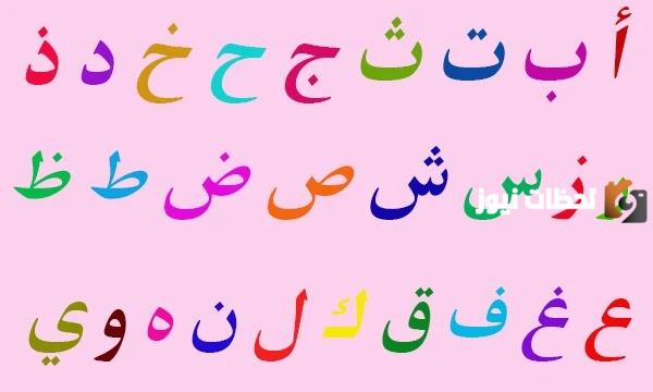 كم عدد الحروف الأبجدية العربية؟