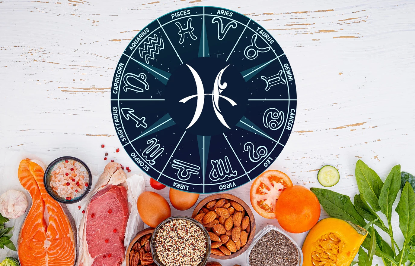 النظام الغذائي المناسب لبرج الحوت للمرأة