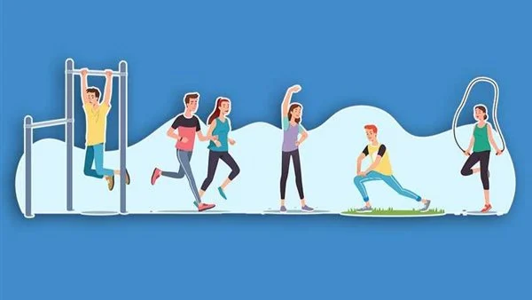 تعبير عن الرياضة كامل بالعناصر