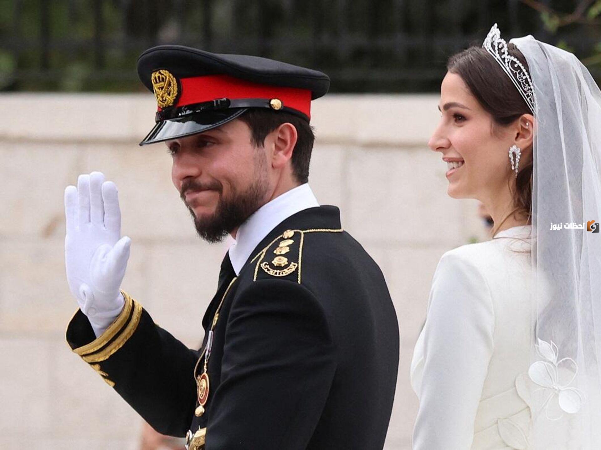 زواج ولي العهد الأردني الحسين بن عبدالله