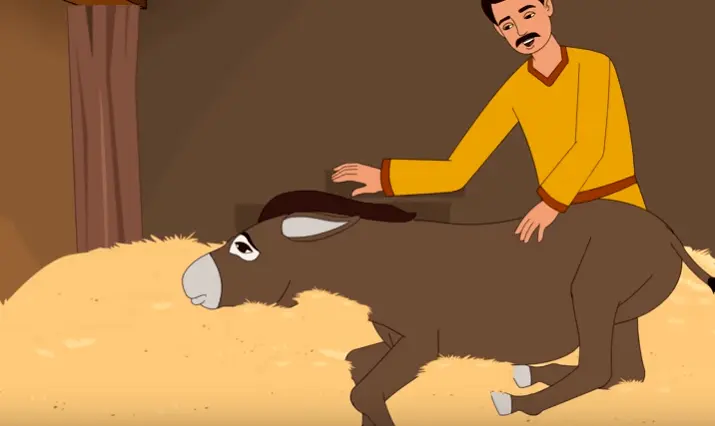 قصة الحمار الكسول