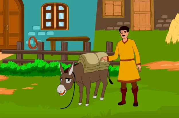 قصة الحمار الكسول