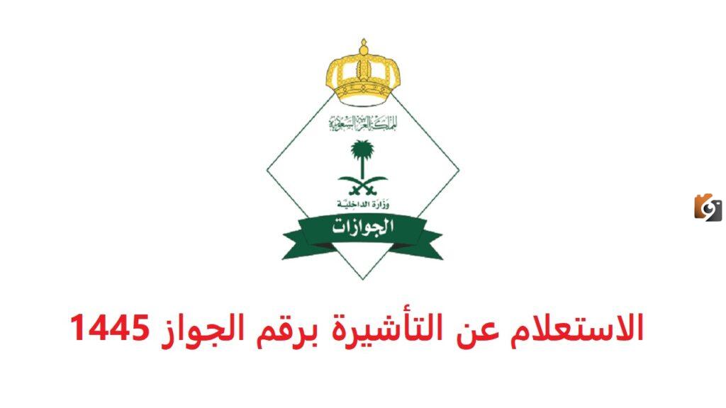 طريقة الاستعلام عن الجوازات المؤشرة برقم الجواز 1445 وأهم شروط إصدار التأشيرة
