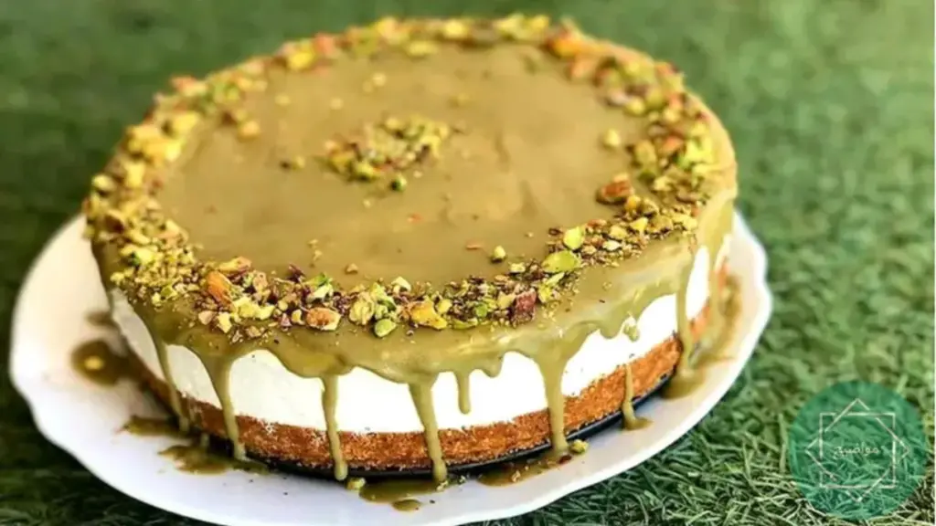 . طريقة عمل كيكة الفستق بالزبادي