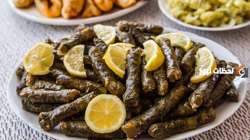 عند تناول المحشي في الشتاء