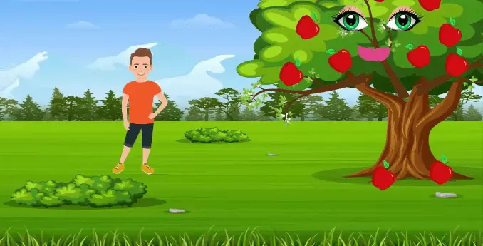 قصة الصبي يحمي الشجرة
