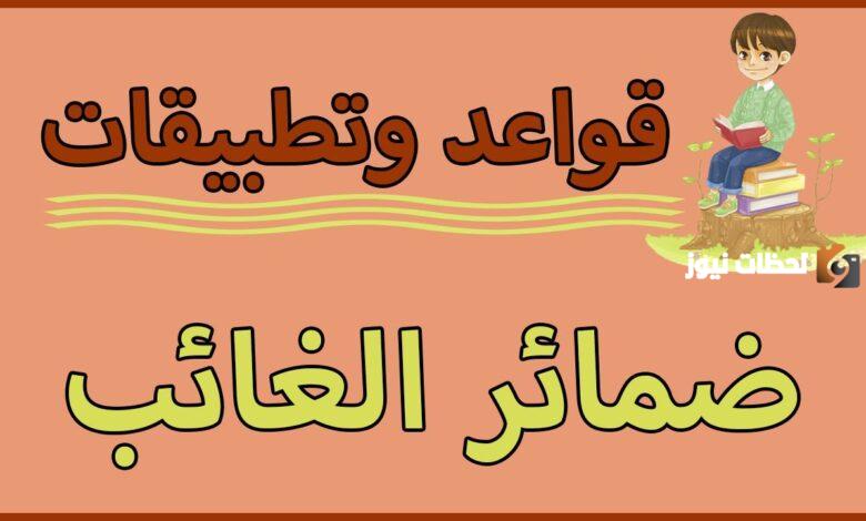 ما هي ضمائر الغائب وأنواع الضمائر