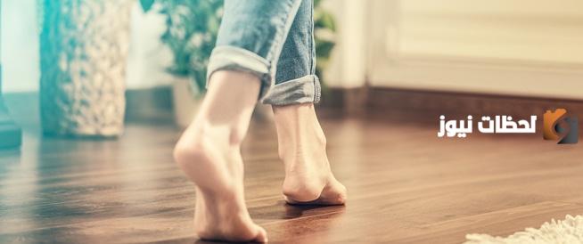 هل المشي حافي القدمين مفيد