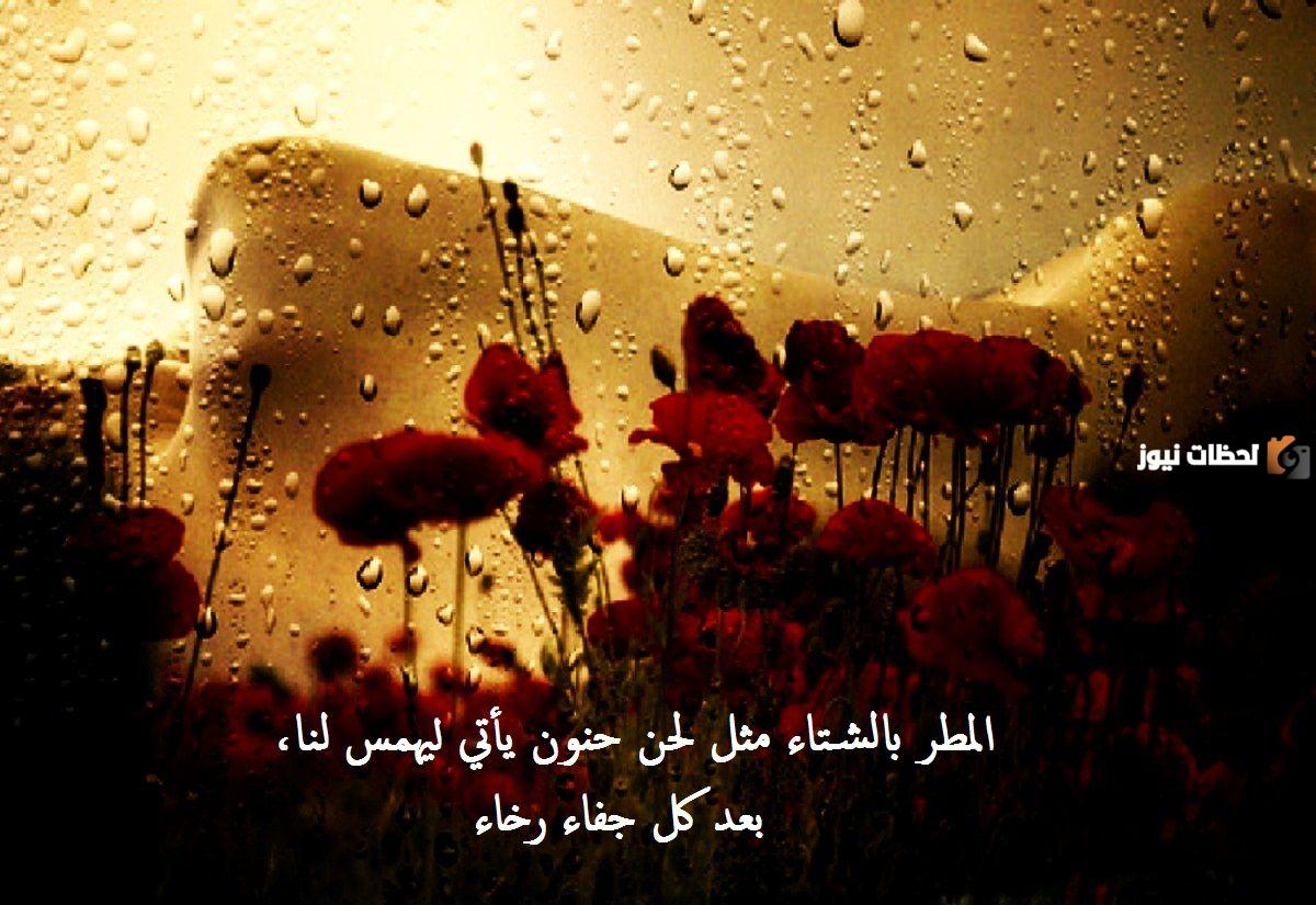 كلمات جميلة عن المطر والشتاء