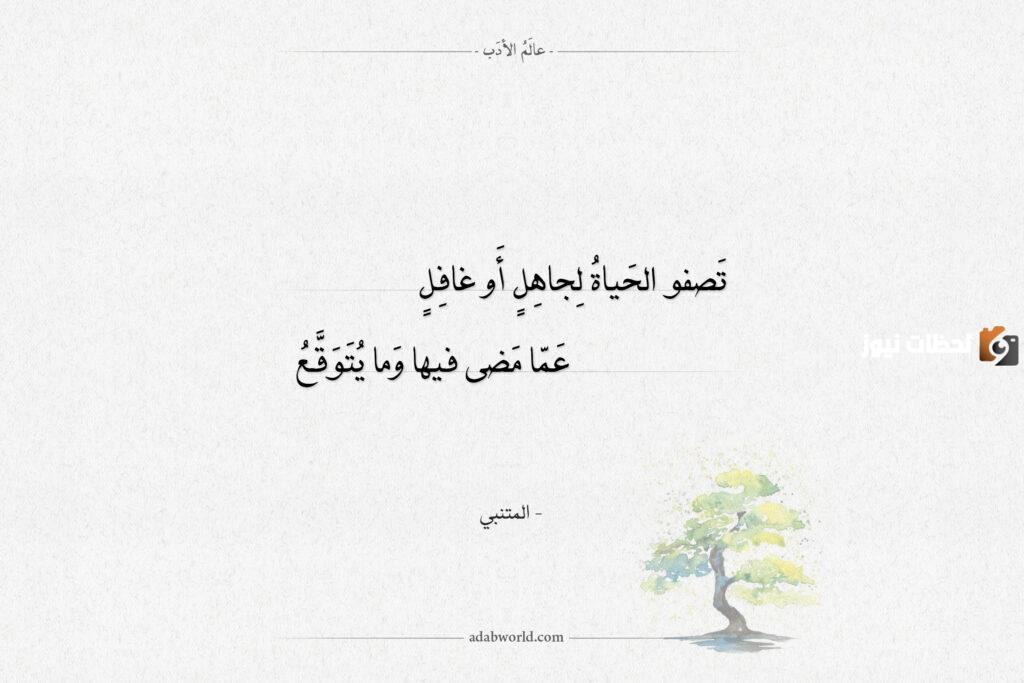 اشهر قصائد المتنبي في الحكمة