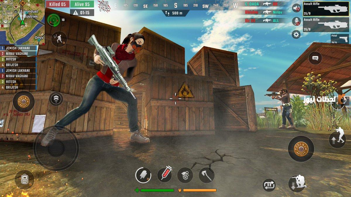 تحميل لعبة تشبه فري فاير بدون نت