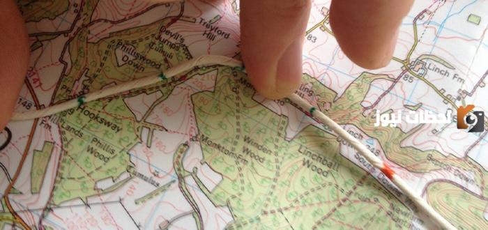 طرق قياس المسافة على الخريطة بالمسطرة