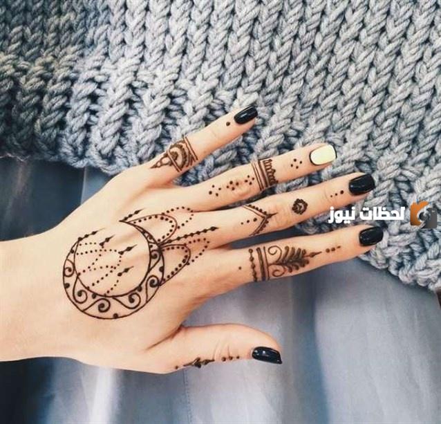 نقش رسومات حنة على الجسم