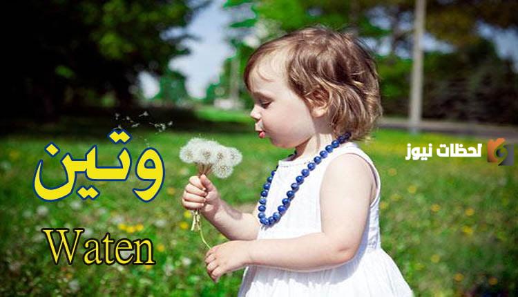 تفسير اسم وتين في المنام