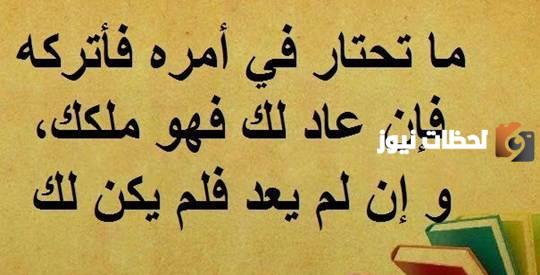 حكمة جميلة في الحياة مميزة