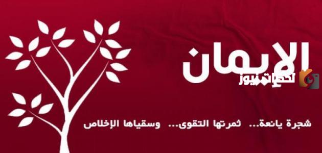 اعتقاد بالقلب وقول باللسان