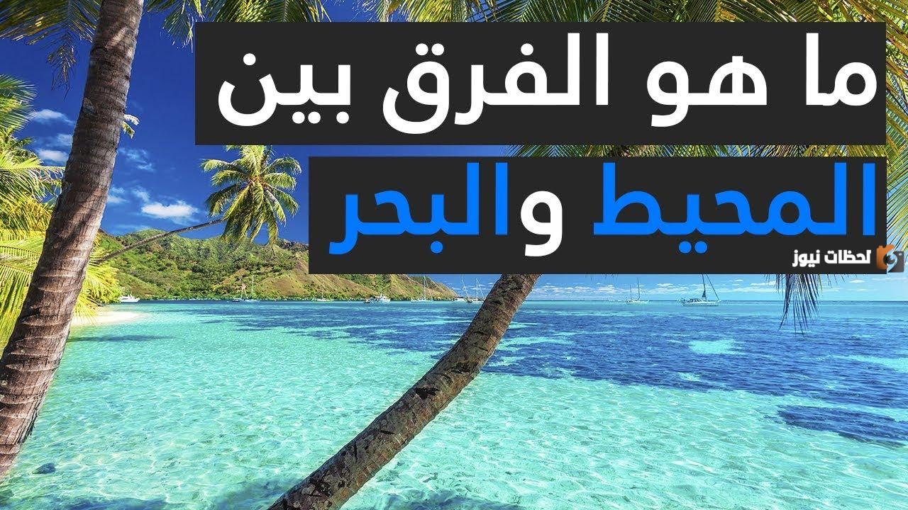 الفرق بين المحيط والبحر