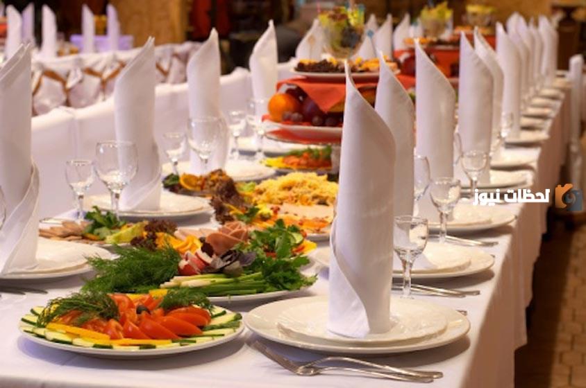 أفكار أطباق الأعراس بتكلفة بسيطة